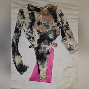 Heart Hips Multicolor Tie-Dye Top